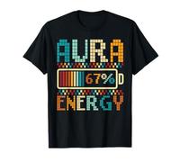 Aura Energy 67 Funny Alpha Gen Meme Sigma Bruh Rizzler Gift T-Shirt