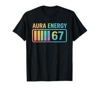 Aura Energy 67 Gen Alpha Slang 6 7 Meme Infinite Rizz Stats T-Shirt