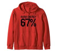 Aura Energy 67 Meme Drôle Internet Blague Virale Tendance Humour Sweat à Capuche