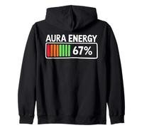 Aura Energy 67 Pourcent Batterie Niveau Spirituel Yoga Sweat à Capuche