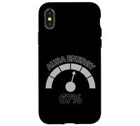 Aura Energy à 67 Ans Six Sept Vibrations d'argot Alpha de la génération des mèmes Coque pour iPhone X/XS
