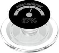 Aura Energy à 67 Ans Six Sept Vibrations d'argot Alpha de la génération des mèmes PopSockets PopGrip pour MagSafe