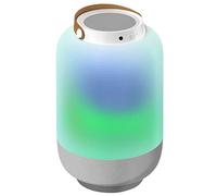 Aura Grosse Veilleuse Adulte Multicolore - Enceinte Bluetooth Lumineuse Portable d'Ambiance, Rechargeable par USB, 8 Heures d'Utilisation a Pile sans fil, Lampe Telecommande pour Chevet ou l'Exterieur