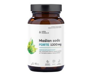 AURA HERBALS Butyrate de sodium FORTE, 1200 mg microencapsulé (60 gélules)