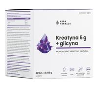 AURA HERBALS Créatine monohydrate 5 g + Glycine sachets (30 pièces)