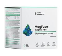 Aura Herbals MagFuse : Magnésium 375 mg+ B6 0.7 mg, mangue, 30 sachets