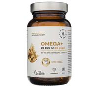 Aura Herbals Omega Vitamin D3 800 IU for Children - 60 capsules détachables