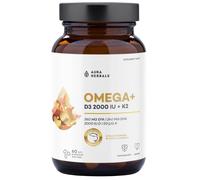 Aura Herbals Omeg Vitamine D3 2000 UI + K2 - 60 gélules molles