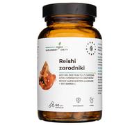 Aura Herbals Spores de Reishi 800 mg + Vitamine C - 60 Capsules