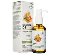 Aura Herbals Vitamine D3 2000 UI Vegan, Drops - 50 ml
