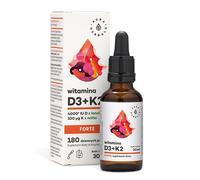 AURA HERBALS Vitamine D3, 4000 UI + K2 FORTE (30 ml / 1 fl. oz.)
