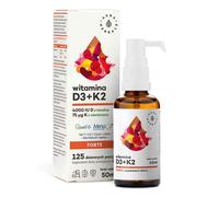 Aura Herbals Vitamine D3 4000 UI + K2 MK-7 huile MCT 50 ml