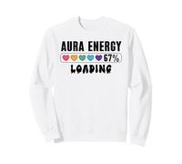 Aura Level 67% Six Seven 6 7 Aura Energy at 67 Aura Loading Sweatshirt