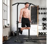 AuraCraft Power Tower,dip Station,chaise romaine,tractions dips,Tour de Musculation Barre de Traction Station de tractions dips abdominaux pour Entrainement Fitness à la Maison, Hauteur Réglable