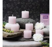 AuraDecor Lot de 12 bougies votives parfumées sans fumée || Bougies aromatiques || Bougies pour décoration || Bougie de mariage || Brûle jusqu'à 8 heures (lavande)
