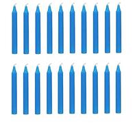 AuraDecor Lot de 20 bougies bâtons || Spécialement conçues pour la guérison, les chakras, les bougies rituelles, la décoration, l'éclairage, la décoration d'intérieur || Durée de combustion de 2,5