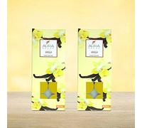 AuraDecor Lot de 20 bougies chauffe-plat parfumées en cire pure (vanille)