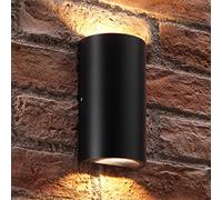 Auraglow 11w Intérieur/Extérieur Double Up & Down LED Applique Murale - Courbée