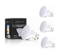 Auraglow Ampoules GU10 LED Blanc Froid 5.3W, EQV 70W, Lot de 4