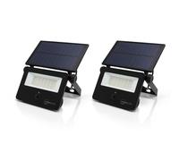 Auraglow Projecteurs Solaires Détecteur de Mouvement PIR, Lot de 2