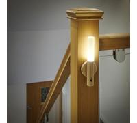 Auraglow Smart LED Sensor Applique Murale - Portable - Veilleuse Rechargeable - Utilisation en Intérieur - Base Magnétique (Pin) - Lot de 2