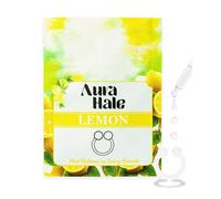 AuraHale Diffuseur nasal - Parfum citron pour une humeur vive, un esprit vif et un soutien immunitaire | Aromathérapie portable | Silicone de qualité médicale | Infusé à l'huile essentielle biologique