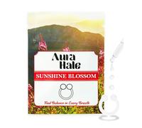 AuraHale Diffuseur nasal - Parfum de fleur de soleil pour une humeur éclatante, un équilibre hormonal et une harmonie intérieure | Aromathérapie portable | Silicone de qualité médicale | Infusé à