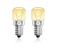 Aurahome ampoule de sel E14, ampoules de four 25 W, résistant à 300 degrés, 150 lm 2400 K E14 pour réfrigérateur blanc chaud, AC220-240 V [Classe d'efficacité énergétique G]
