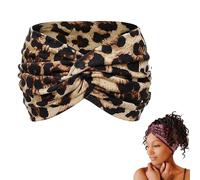 Aurali Printed Cross Wide Headband,Printed Cross Yoga Headband,Acssart Headbands,Non Slip Soft,Perfect for Yoga, Travel, Or Everyday Vibes (F)