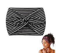 Aurali Printed Cross Wide Headband,Printed Cross Yoga Headband,Acssart Headbands,Non Slip Soft,Perfect for Yoga, Travel, Or Everyday Vibes (B)