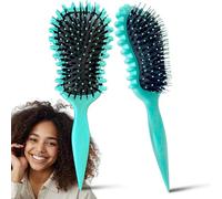 AURALIA Cepillo Definidor Definidor Definir para Cabello Rizado Brosse de définition de boucles, brosse à cheveux bouclés, EdgeLift Wave Curlar, style ondulé et définisseur, brosse à boucler pour