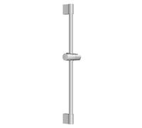 Auralum Barre de Douche 65 cm en Acier Inoxydable, Colonne de Douche avec Support Pommeau de Douche Rotation à 360° pour S'adapter aux Trous de Perçage Existants (Chromé)