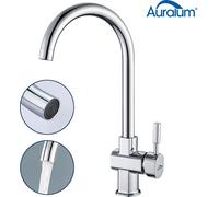 Auralum Robinet de cuisine haute pression 360° rotatif Mitigeur d'évier Mitigeur monocommande pour cuisine