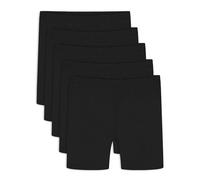 Auranso Lot de 5 Paires de Shorts de Cyclisme en Coton pour Fille de 5 à 14 Ans