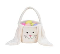 Aurasky Panier de Paques, Paniers d'oreilles de Lapin de Pâques, Panier Paques Enfant, Panier de Pâques à Remplir, Panier de Pâques avec Lapin, Cadeau Paques pour Emballer Bonbons et Oeufs