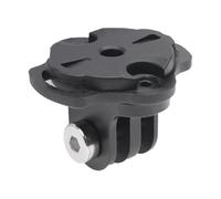 Auratrove Adaptateur de support de caméra de vélo en alliage d'aluminium pour Garmin pour ordinateur Edge, convertit le support en support de caméra de sport pour vélo de séquence, noir