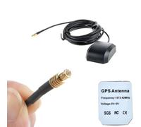 Auratrove Antenne GPS active externe, gain élevé MCX mâle pour Garmin GPSMAP 60 60C 60CS 60Cx 60CSx, support magnétique étanche avec câble de 3 m