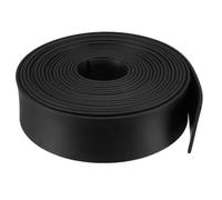 Auratrove Bande d'étanchéité en caoutchouc EPDM - 50 mm/60 mm/100 mm de large - Résistant aux intempéries - Absorption des chocs - Pour porte - Noir