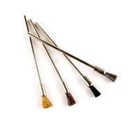 Auratrove Brosse en fil d'acier pour perceuse, 100 mm, outil rotatif pour perceuse, élimine la rouille et ébavurer les tuyaux métalliques des machines à laver