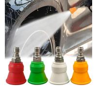 Auratrove Buse de nettoyeur haute pression en acier inoxydable à connexion rapide 6,35 mm pour pulvérisation de 0 à 40 degrés, compatible avec les machines de nettoyage de 4000 psi