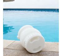 Auratrove Buse de piscine réglable en plastique blanc - Contrôle de la direction du débit d'eau pour bassin pelouse paysage irrigation