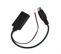 Auratrove Câble adaptateur auxiliaire 13 broches pour autoradio Kenwood stéréo, connecteur module de 20 cm avec câble d'alimentation 12 V, noir