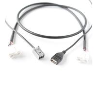 Auratrove Câble adaptateur de module de musique pour autoradio vers USB - Faisceau d'interface 14 broches pour Honda et Acura - Noir - 80 cm - Installation directe