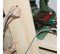 Auratrove Câble d'extension flexible pour perceuse 895 mm pour outil rotatif, fraiseuse électrique et mini perceuse, adaptateur de mandrin gris doré 0,3-3,2 mm