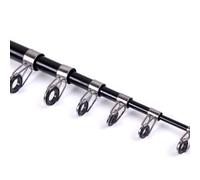 Auratrove Canne à pêche télescopique en carbone portable légère 1 m, 1,2 m, 1,5 m, canne de voyage avec bobine en alliage d'aluminium coulée lisse pour pêcheurs à la ligne