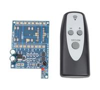 Auratrove Carte de contrôle du volume avec télécommande, module de potentiomètre préamplificateur 50 K ou 100 K Ohm, entrée AC 12 V-220 V pour mise à niveau de l'alimentation audio, kit DIY
