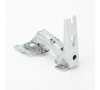 Auratrove Charnière de porte intégrée pour Hettich 5.0 41.5 type gauche et droite, charnières de réfrigérateur en métal 22 x 5,5 cm Argenté