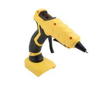 Auratrove Colle chaude sans fil 20 V 40 W avec chaleur rapide PTC pour batterie DeWalt 18 V 20 V MAX XR, comprend 30 pièces de colle