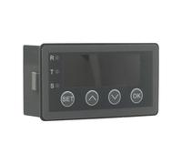 Auratrove Compteur d'affichage numérique 0-10 V 2-10 V 0-20 mA 4-20 mA entrée analogique avec sortie relais pour surveillance du niveau de pression de température utilisation industrielle
