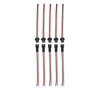 Auratrove Connecteur LED pour éclairage, fil de bornier SM à 2 broches, connexion rapide pour bandes LED, barres lumineuses, hélicoptère
